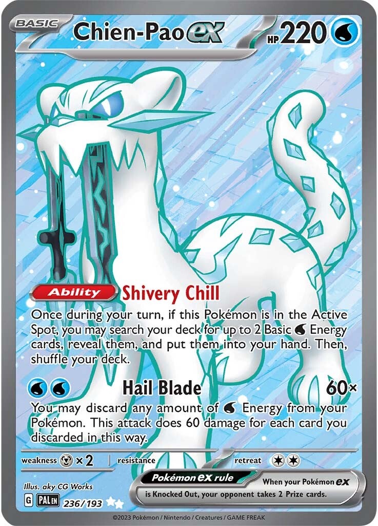 Chien-Pao ex (236/193) [Scarlet & Violet: Paldea Evolved] | Tabernacle Games