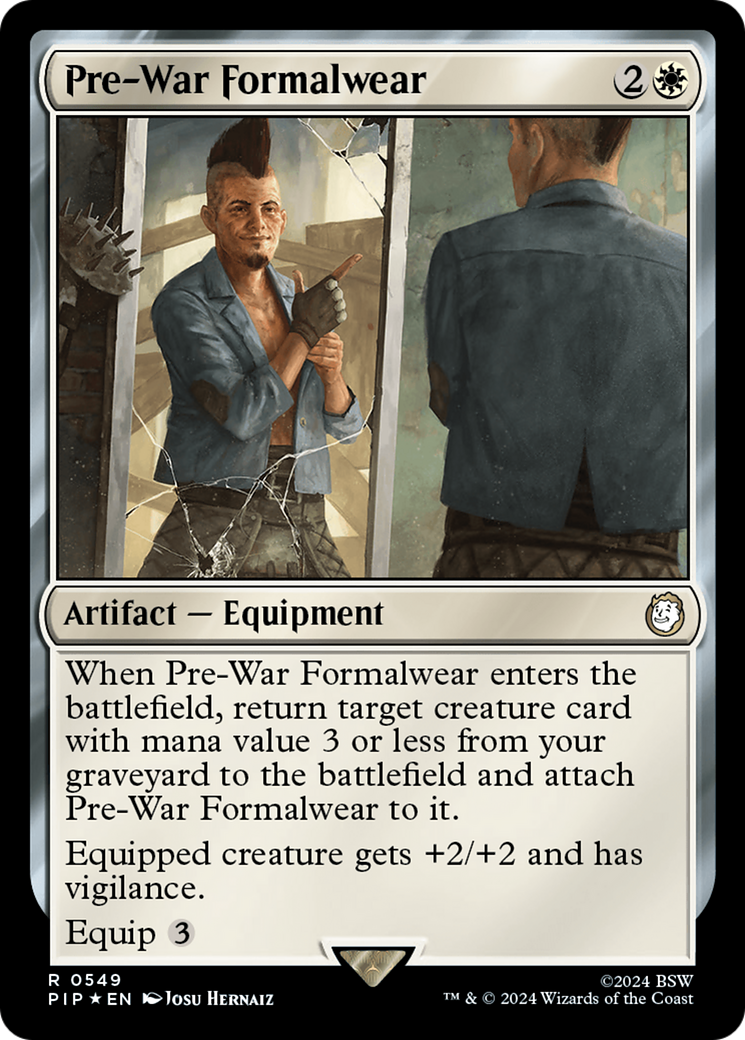 Pre-War Formalwear (Surge Foil) [Fallout] | Tabernacle Games