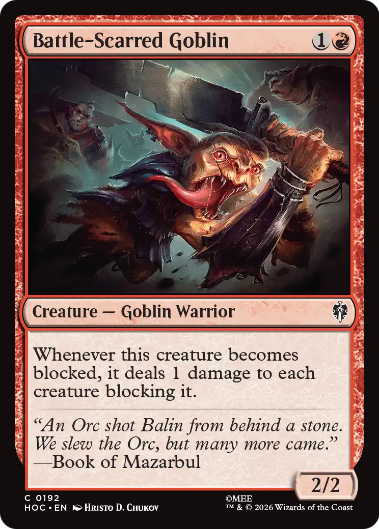 Battle-Scarred Goblin [The Hobbit: Eternal-Legal] | Tabernacle Games