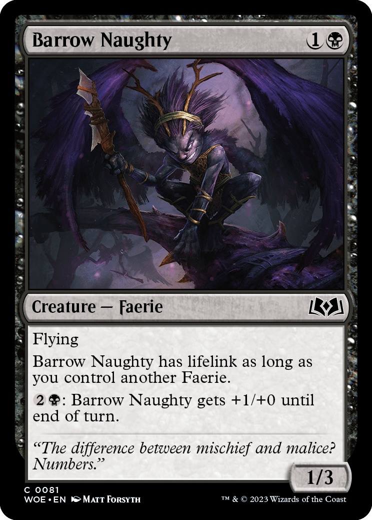 Barrow Naughty [Wilds of Eldraine] | Tabernacle Games