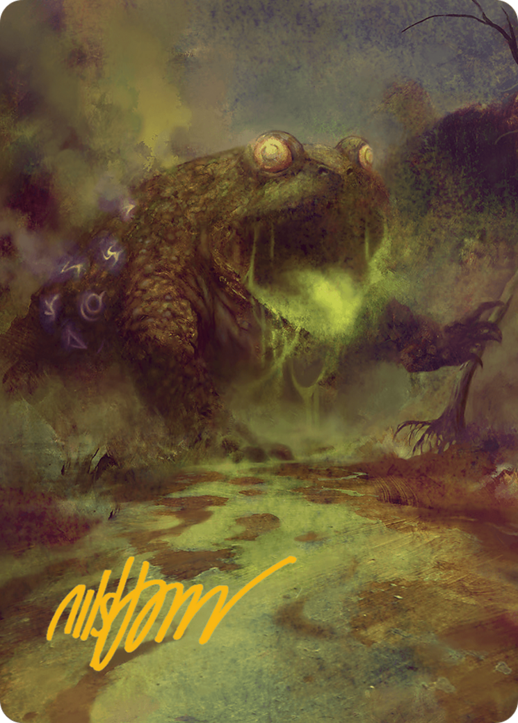 The Gitrog Monster Art Card (Gold-Stamped Signature) [Bloomburrow Art Series] | Tabernacle Games