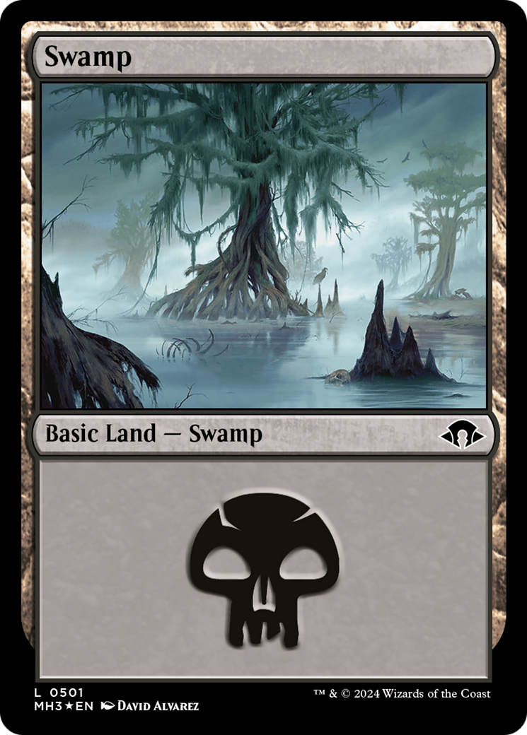 Swamp (0501) (Ripple Foil) [Modern Horizons 3] | Tabernacle Games