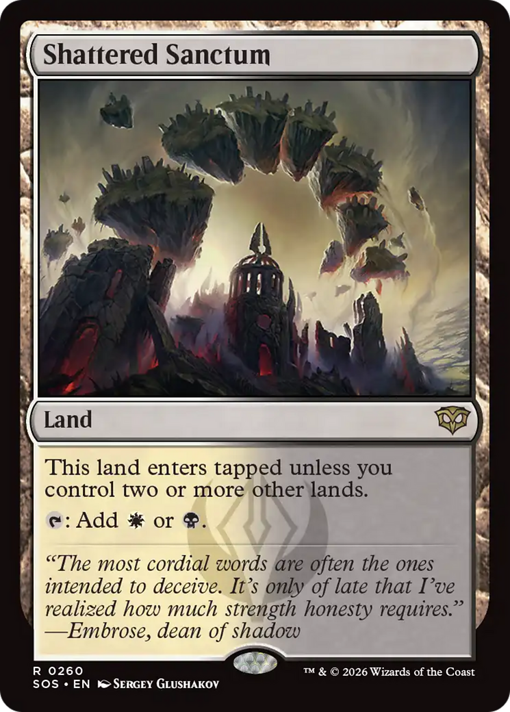 Shattered Sanctum [Secrets of Strixhaven] | Tabernacle Games