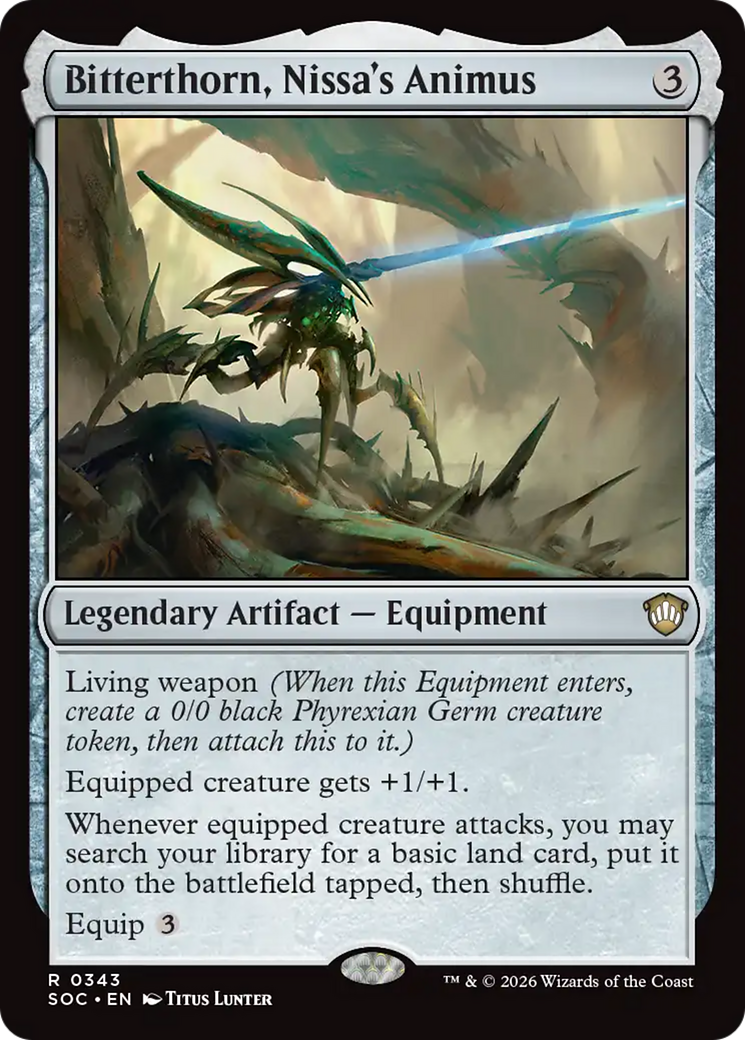 Bitterthorn, Nissa's Animus [Secrets of Strixhaven Commander] | Tabernacle Games