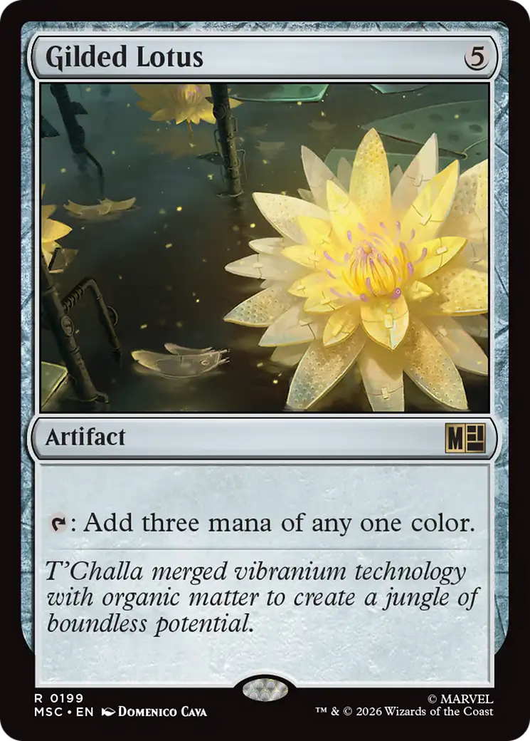 Gilded Lotus (Surge Foil) [Marvel Super Heroes Commander] | Tabernacle Games