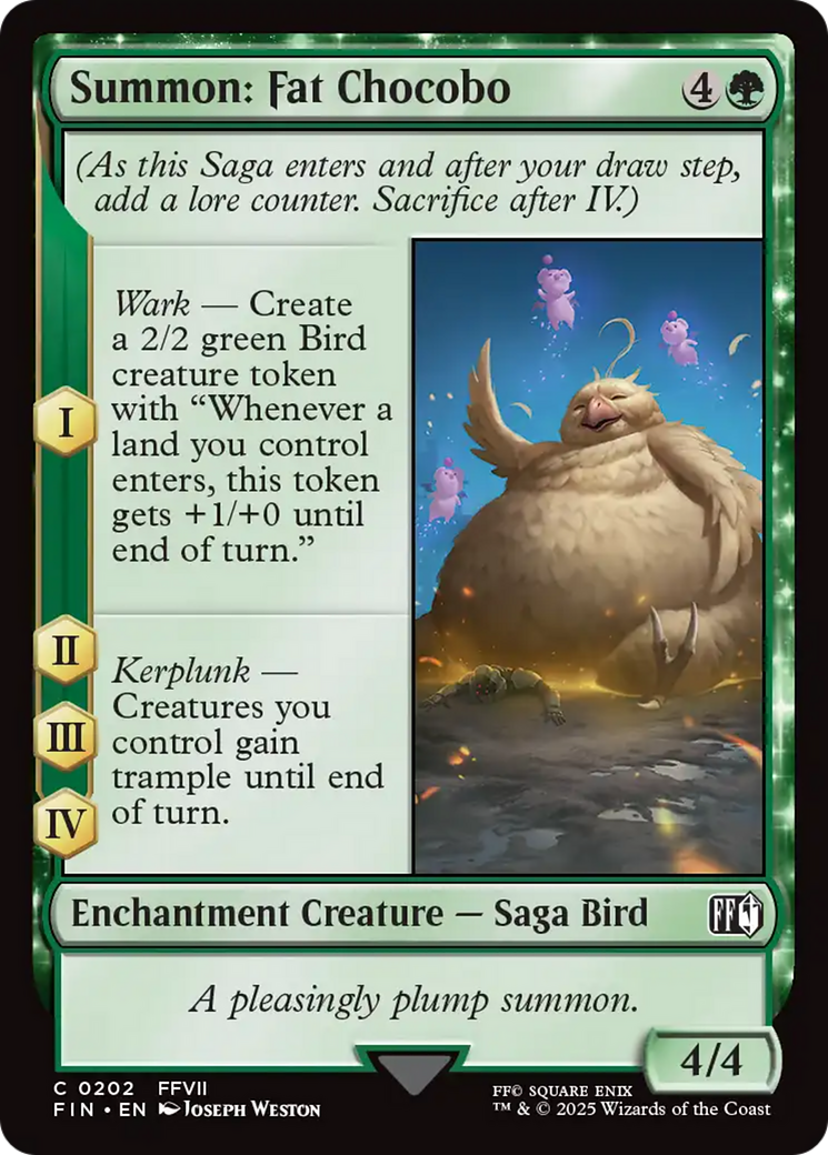 Summon: Fat Chocobo [FINAL FANTASY] | Tabernacle Games