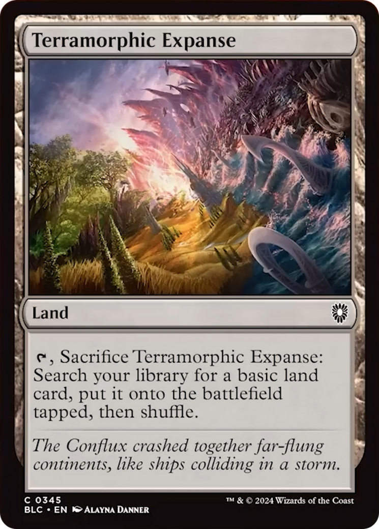 Terramorphic Expanse [Bloomburrow Commander] | Tabernacle Games