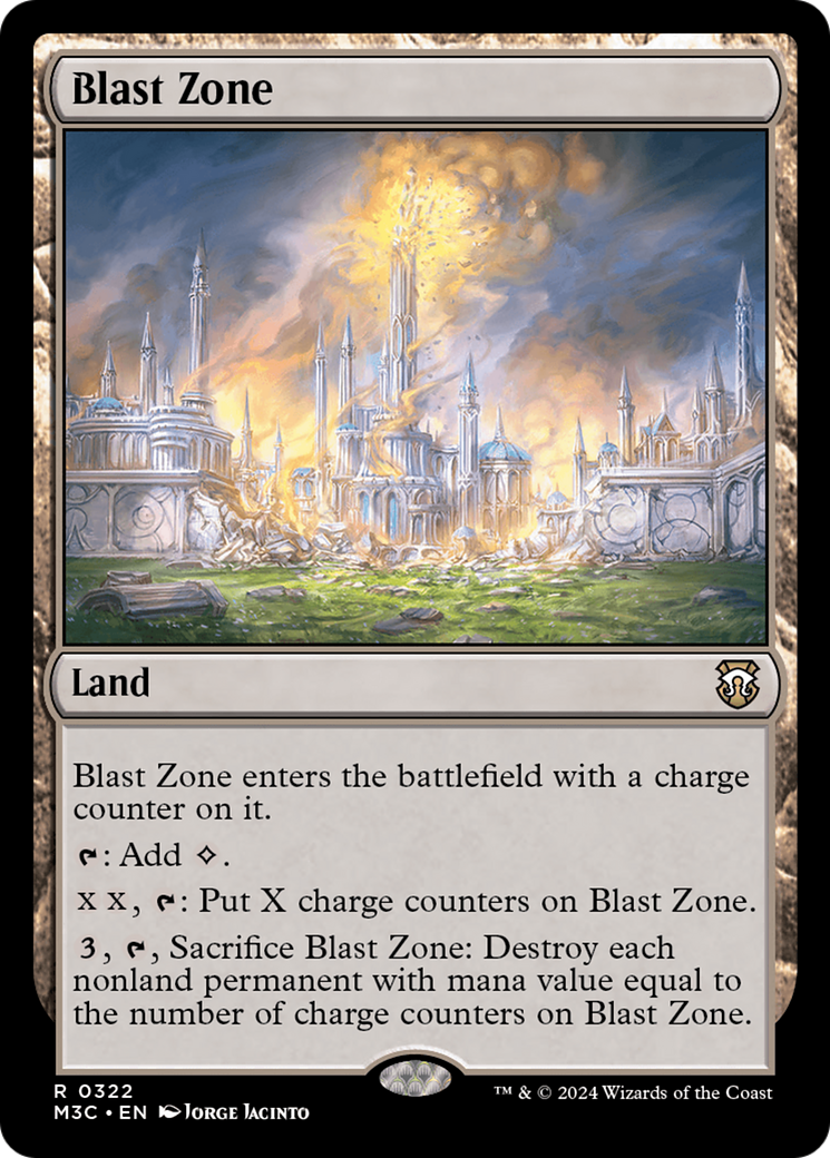 Blast Zone (Ripple Foil) [Modern Horizons 3 Commander] | Tabernacle Games