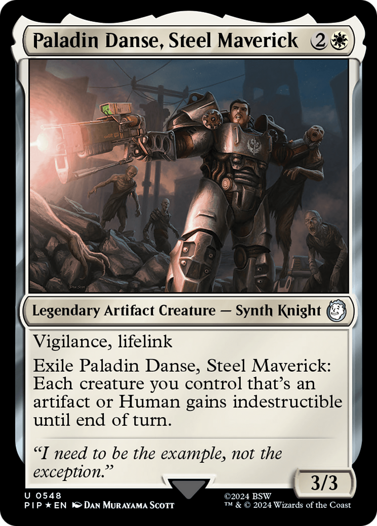 Paladin Danse, Steel Maverick (Surge Foil) [Fallout] | Tabernacle Games