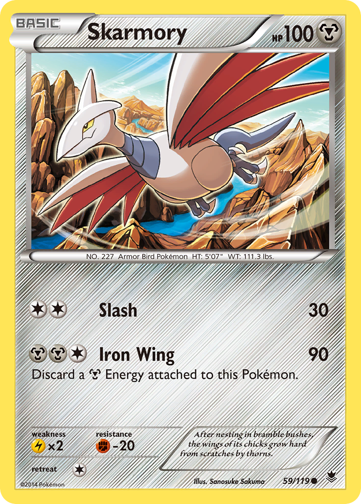 Skarmory (59/119) [XY: Phantom Forces] | Tabernacle Games