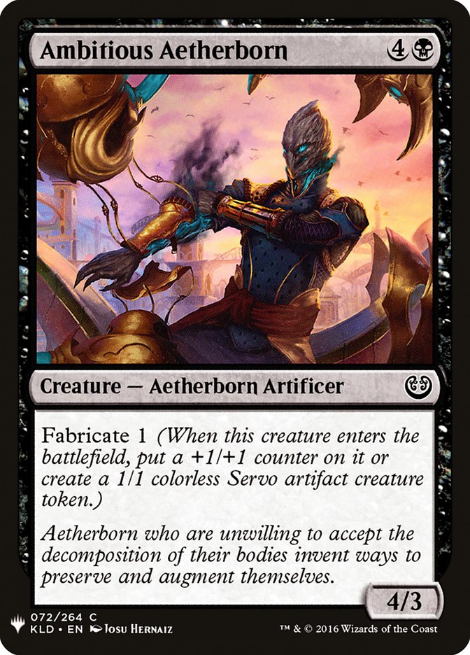Ambitious Aetherborn [Mystery Booster] | Tabernacle Games