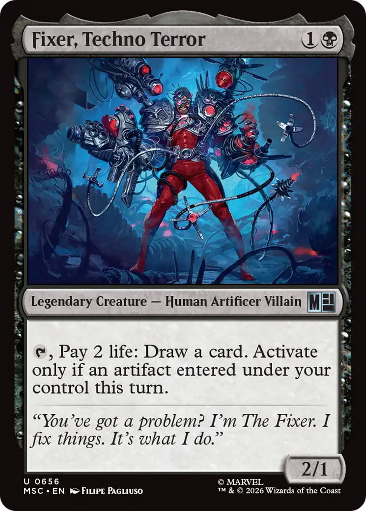 Fixer, Techno Terror [Marvel Super Heroes Commander] | Tabernacle Games