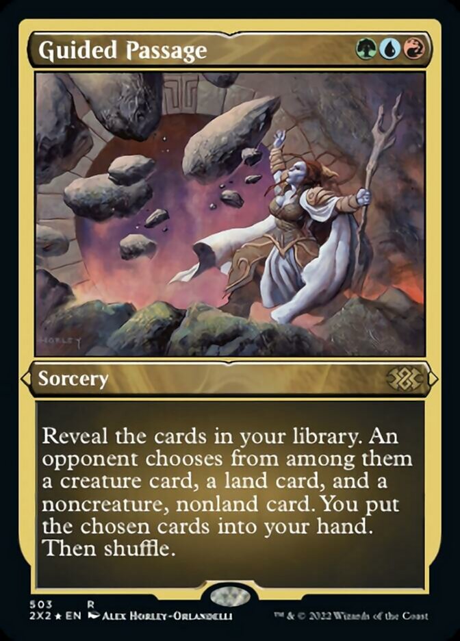 Guided Passage (Foil Etched) [Double Masters 2022] | Tabernacle Games