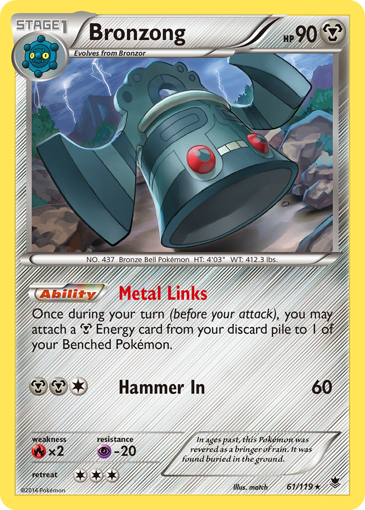 Bronzong (61/119) [XY: Phantom Forces] | Tabernacle Games