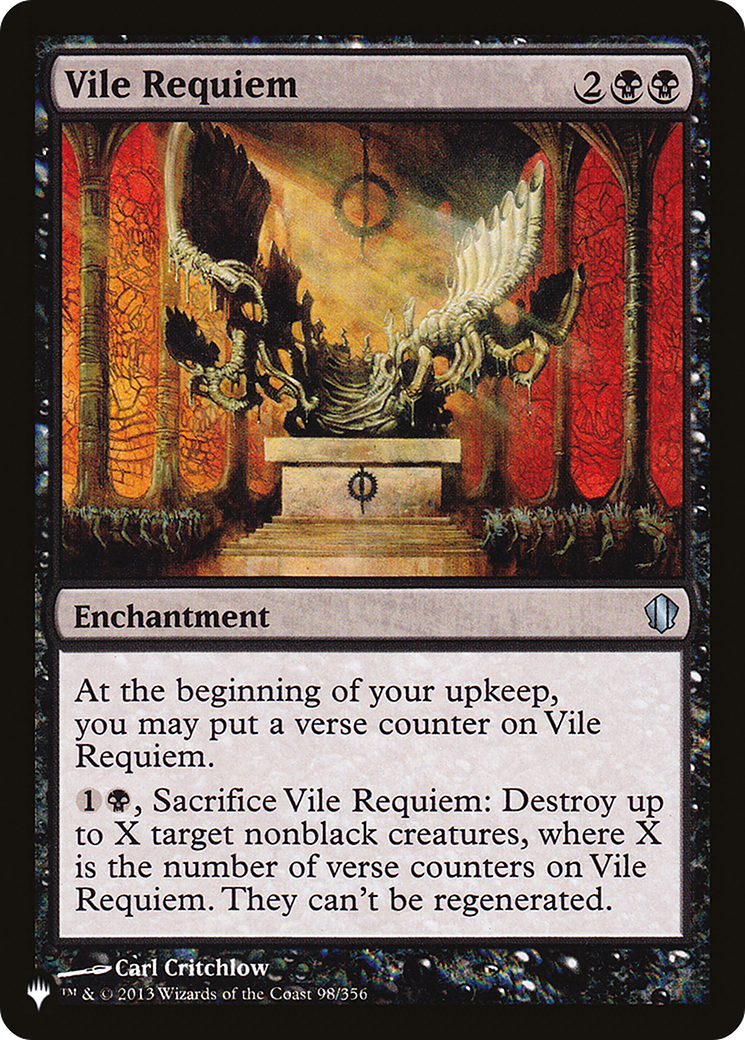 Vile Requiem [The List] | Tabernacle Games