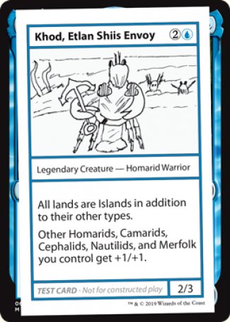 Khod, Etlan Shiis Envoy (2021 Edition) [Mystery Booster Playtest Cards] | Tabernacle Games