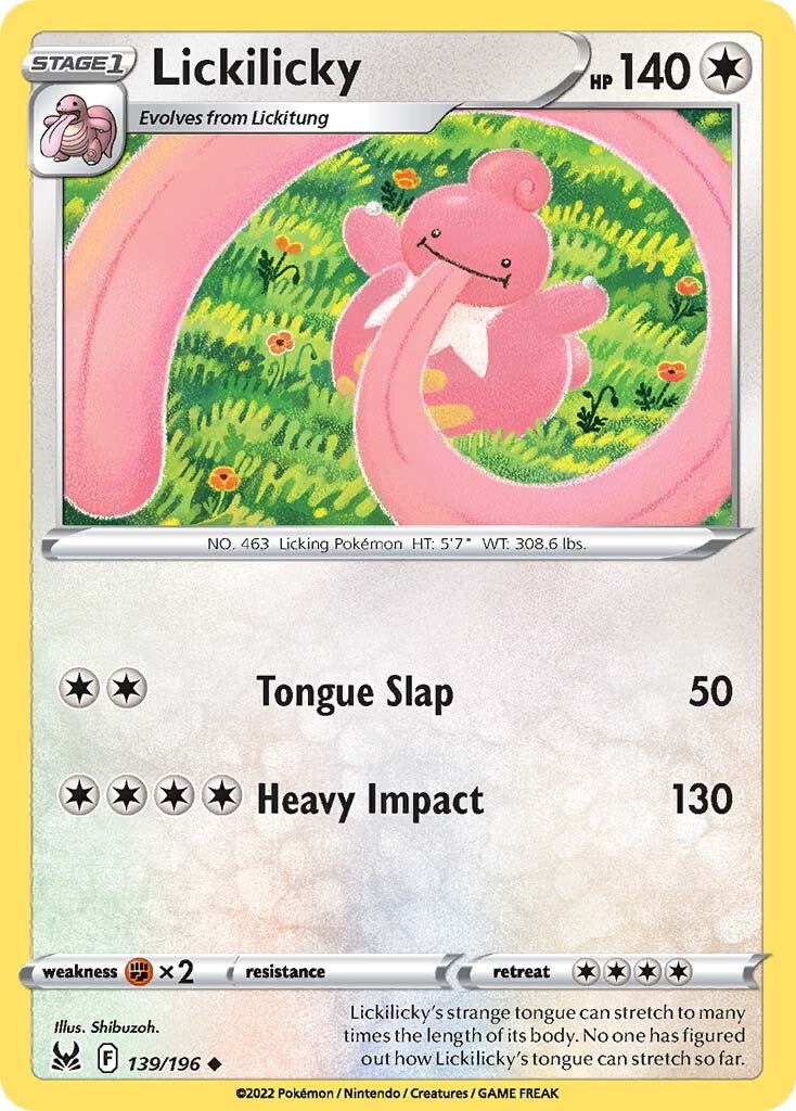 Lickilicky (139/196) [Sword & Shield: Lost Origin] | Tabernacle Games