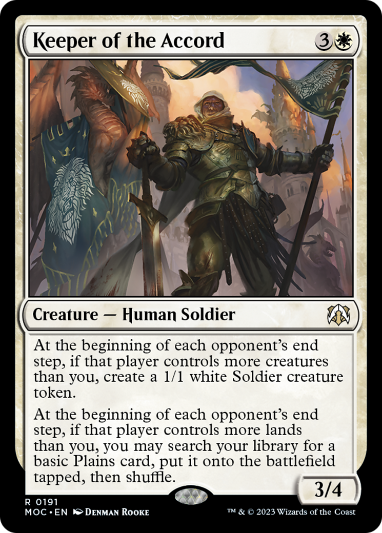 Keeper of the Accord [March of the Machine Commander] | Tabernacle Games