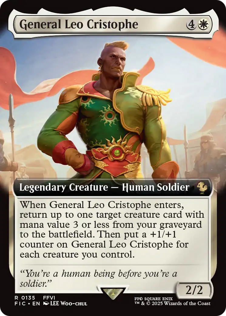 General Leo Cristophe (Extended Art) [FINAL FANTASY Commander] | Tabernacle Games