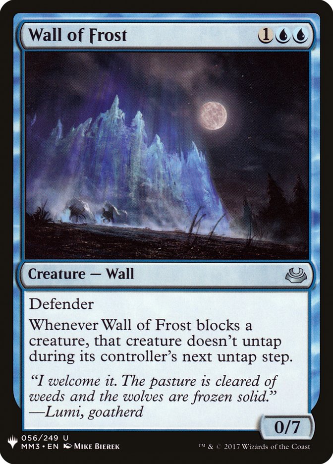 Wall of Frost [Mystery Booster] | Tabernacle Games