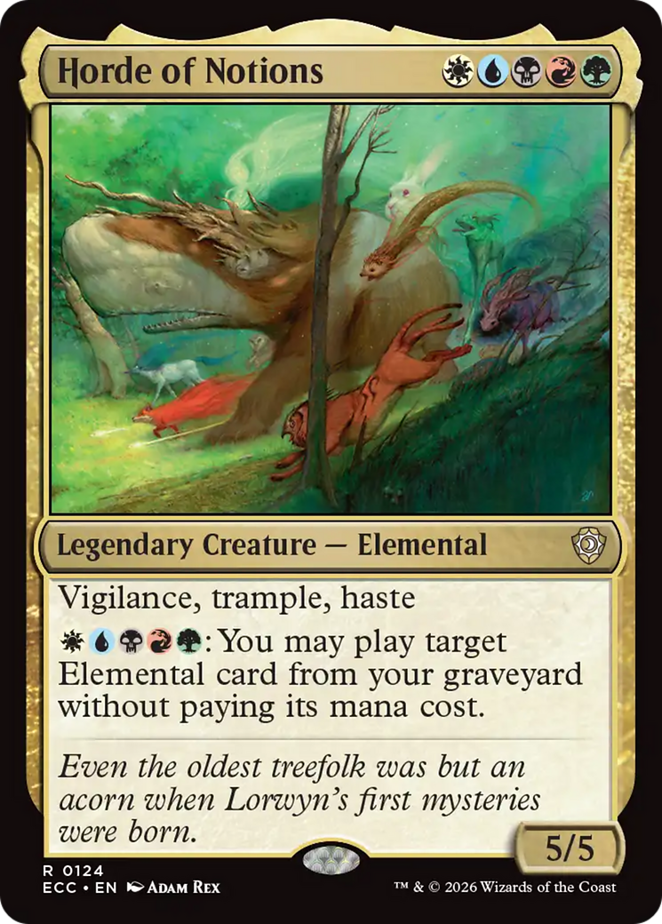 Horde of Notions [Lorwyn Eclipsed Commander] | Tabernacle Games