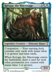 Keruga, the Macrosage (White Border) [Mystery Booster 2] | Tabernacle Games