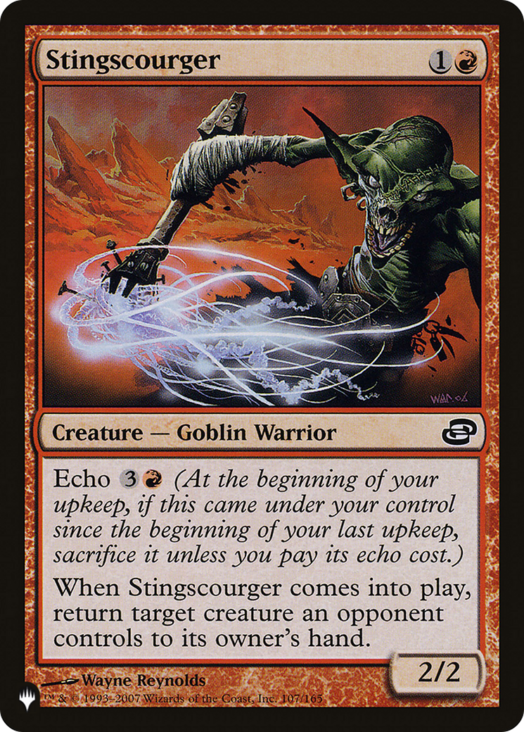 Stingscourger [The List Reprints] | Tabernacle Games