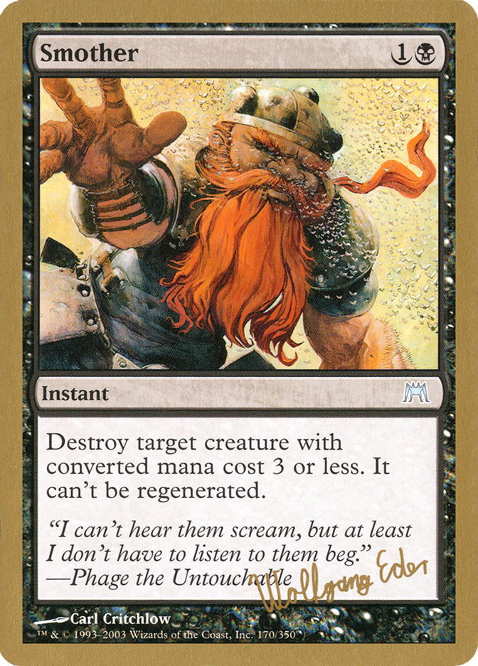 Smother (Wolfgang Eder) [World Championship Decks 2003] | Tabernacle Games