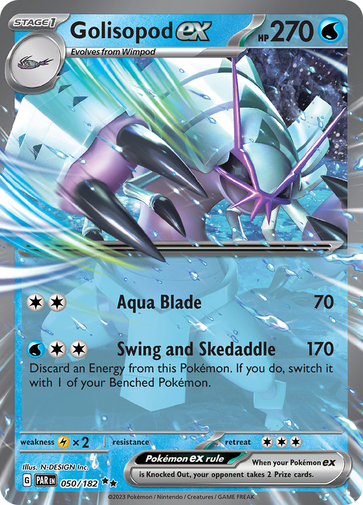 Golisopod ex (050/182) [Scarlet & Violet: Paradox Rift] | Tabernacle Games