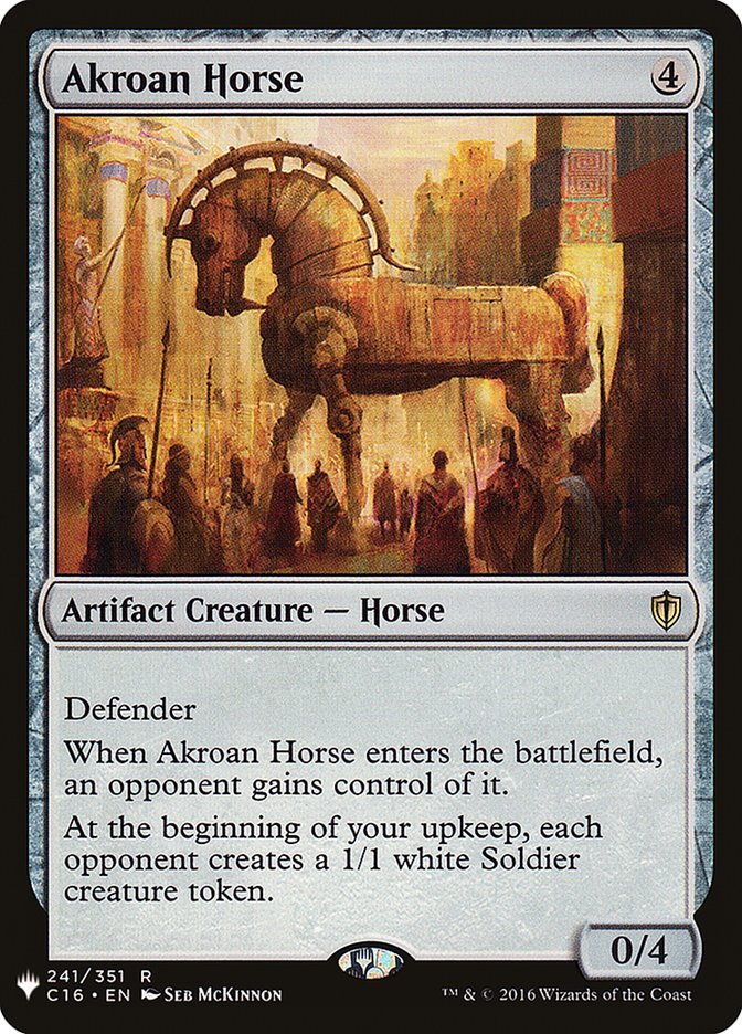 Akroan Horse [Mystery Booster] | Tabernacle Games