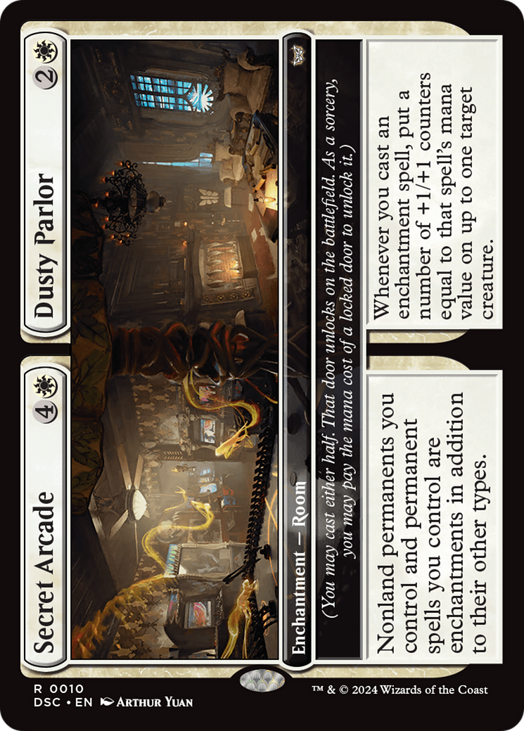 Secret Arcade // Dusty Parlor [Duskmourn: House of Horror Commander] | Tabernacle Games