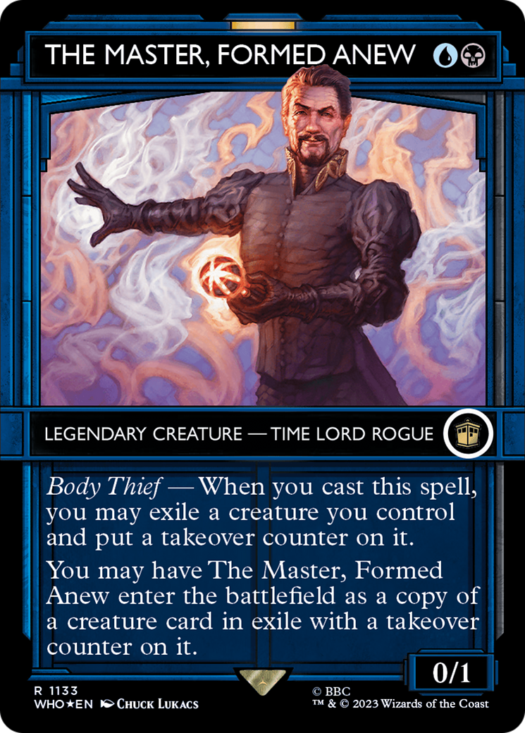 The Master, Formed Anew (Showcase) (Surge Foil) [Doctor Who] | Tabernacle Games