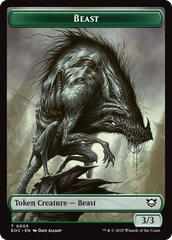 Insect // Beast (0005) Double-Sided Token [Edge of Eternities Commander Tokens] | Tabernacle Games