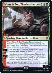 Minsc & Boo, Timeless Heroes (Promo Pack) [The Lost Caverns of Ixalan Promos] | Tabernacle Games