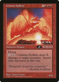 Crimson Hellkite (Oversized) [Oversize Cards] | Tabernacle Games