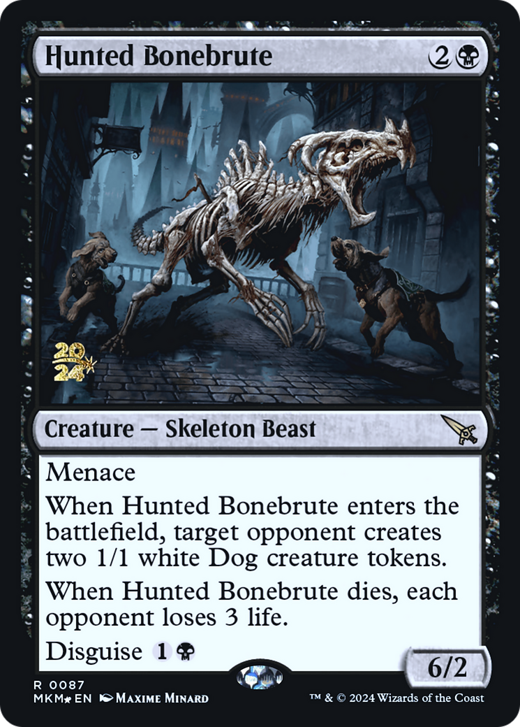 Hunted Bonebrute [Murders at Karlov Manor Prerelease Promos] | Tabernacle Games