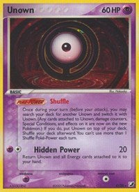 Unown (O) (O/28) [EX: Unseen Forces] | Tabernacle Games