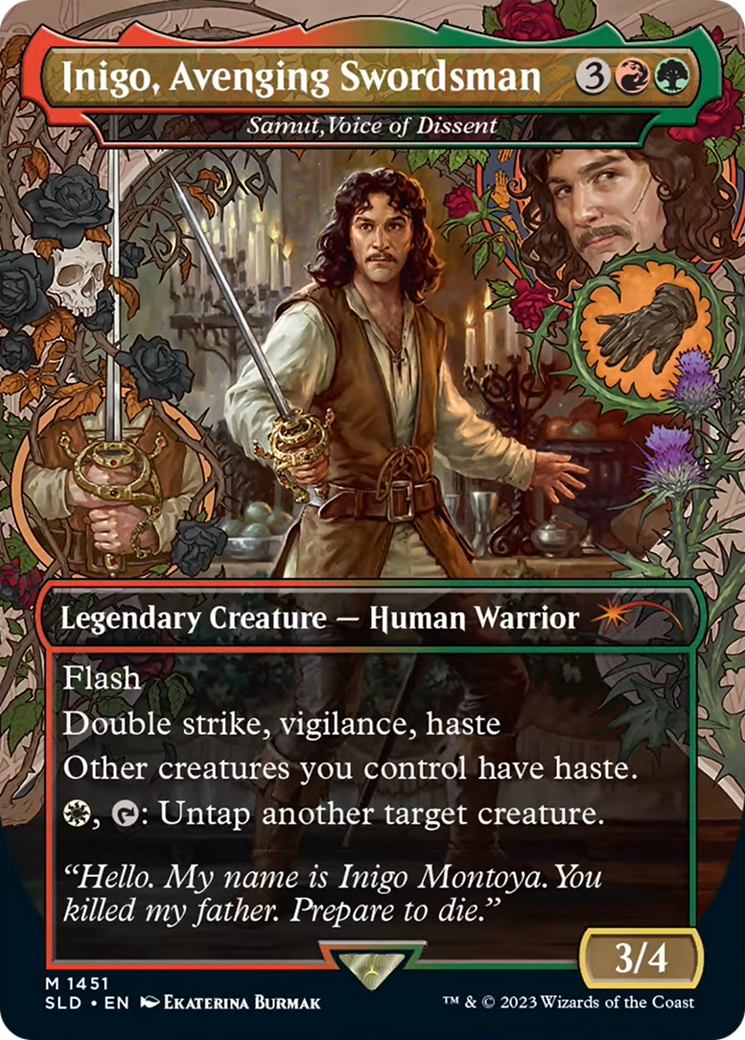 Inigo, Avenging Swordsman - Samut, Voice of Dissent [Secret Lair Drop Series] | Tabernacle Games