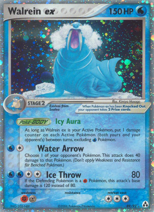 Walrein ex (89/92) [EX: Legend Maker] | Tabernacle Games