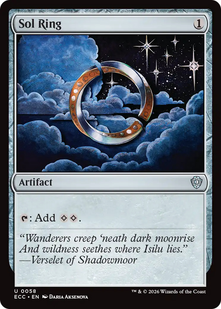 Sol Ring (0058) [Lorwyn Eclipsed Commander] | Tabernacle Games