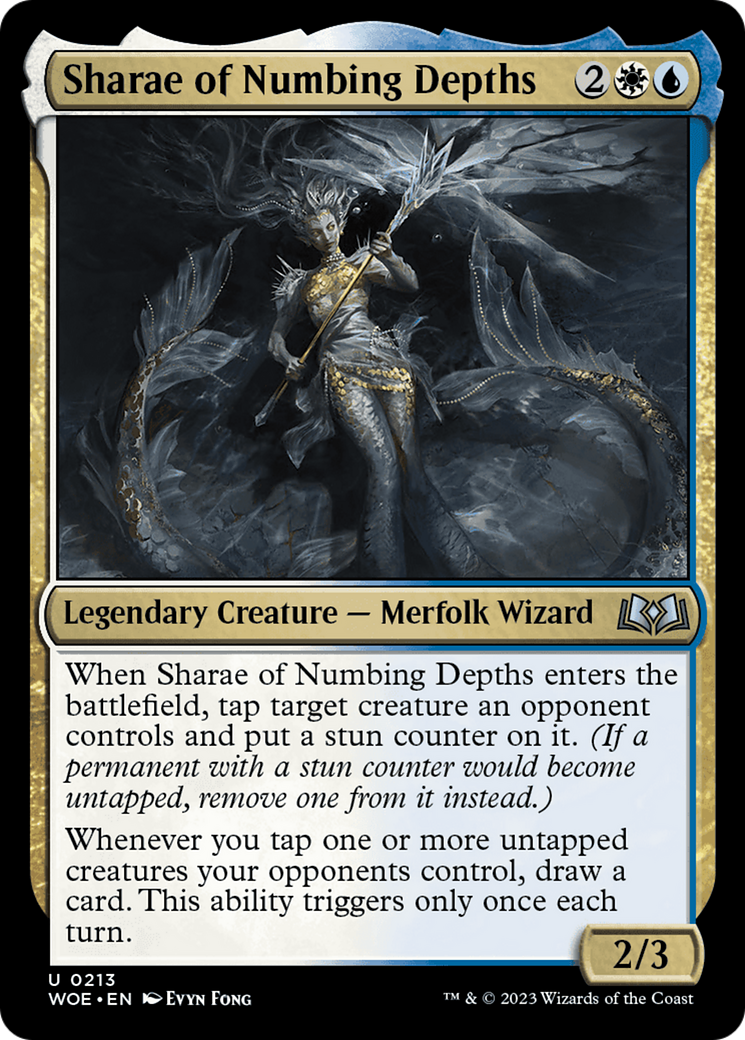 Sharae of Numbing Depths [Wilds of Eldraine] | Tabernacle Games