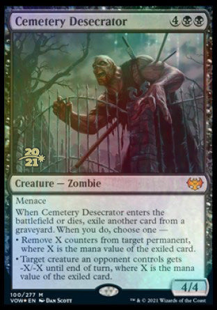 Cemetery Desecrator [Innistrad: Crimson Vow Prerelease Promos] | Tabernacle Games