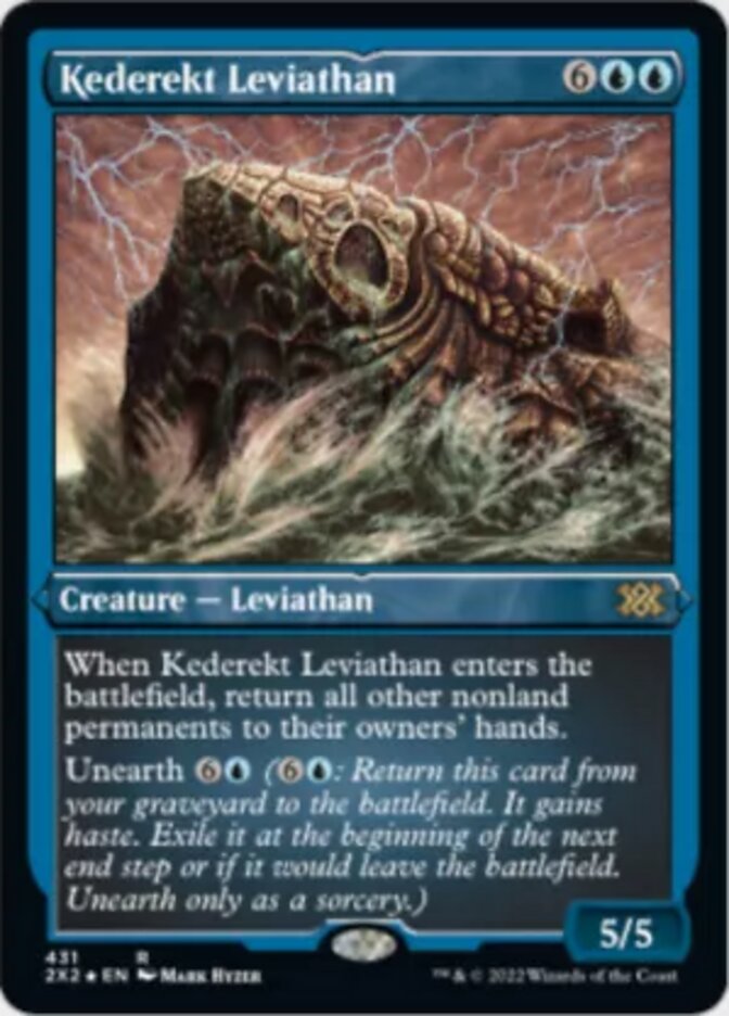 Kederekt Leviathan (Foil Etched) [Double Masters 2022] | Tabernacle Games