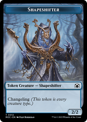 Blood // Shapeshifter Double-Sided Token [March of the Machine Commander Tokens] | Tabernacle Games