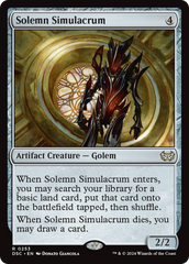 Solemn Simulacrum [Duskmourn: House of Horror Commander] | Tabernacle Games