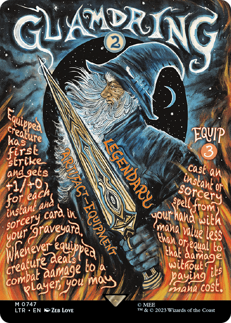 Glamdring (Borderless Poster) [The Lord of the Rings: Tales of Middle-Earth] | Tabernacle Games