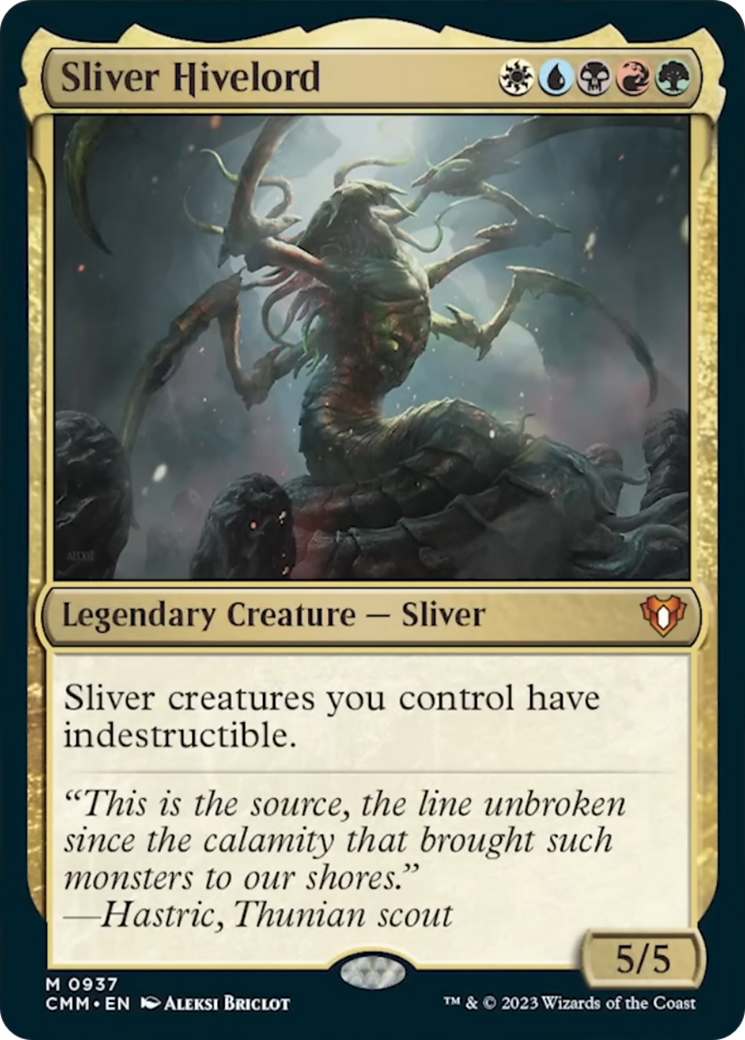 Sliver Hivelord [Commander Masters] | Tabernacle Games