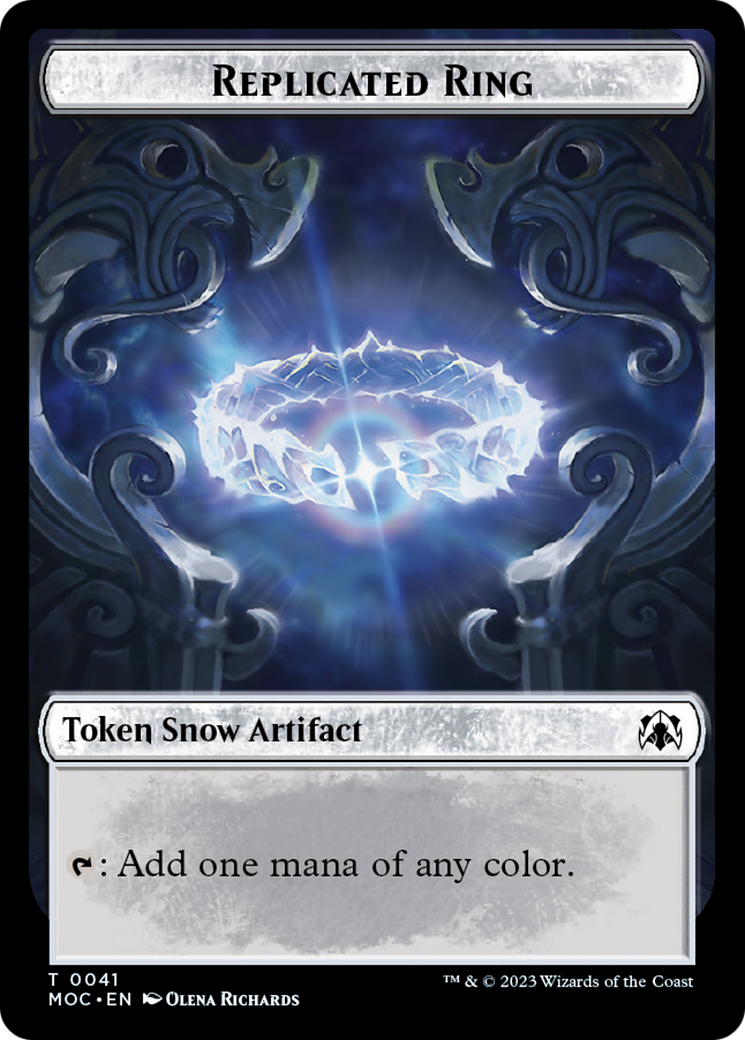 Food // Replicated Ring Double-Sided Token [March of the Machine Commander Tokens] | Tabernacle Games