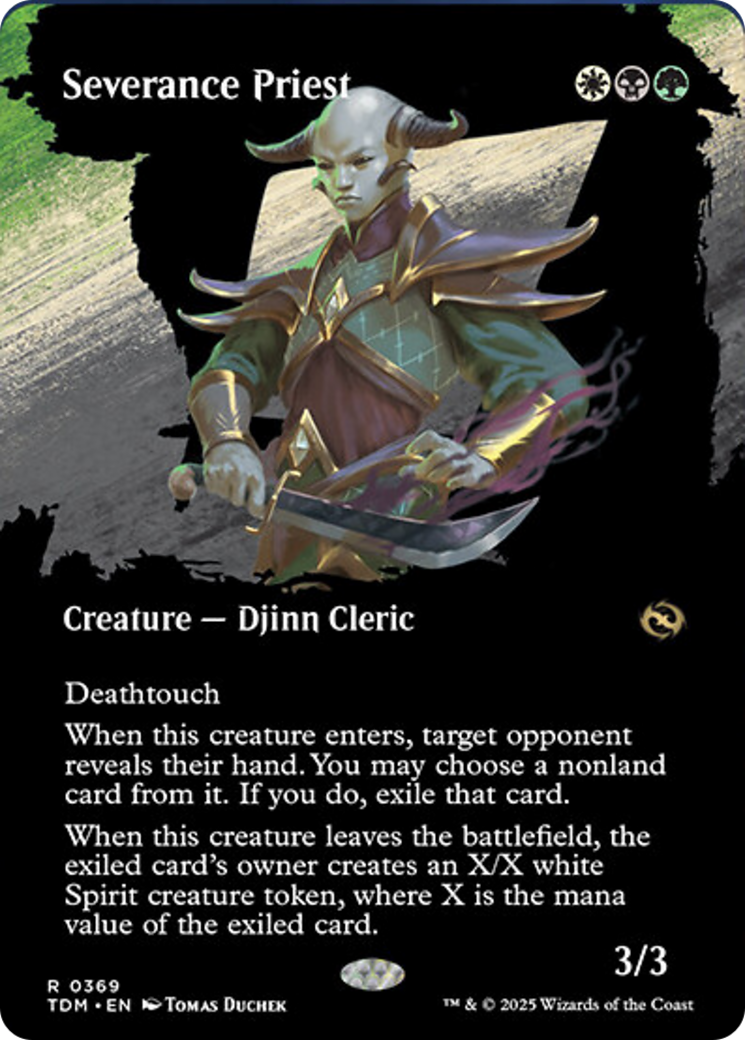 Severance Priest (Borderless) [Tarkir: Dragonstorm] | Tabernacle Games
