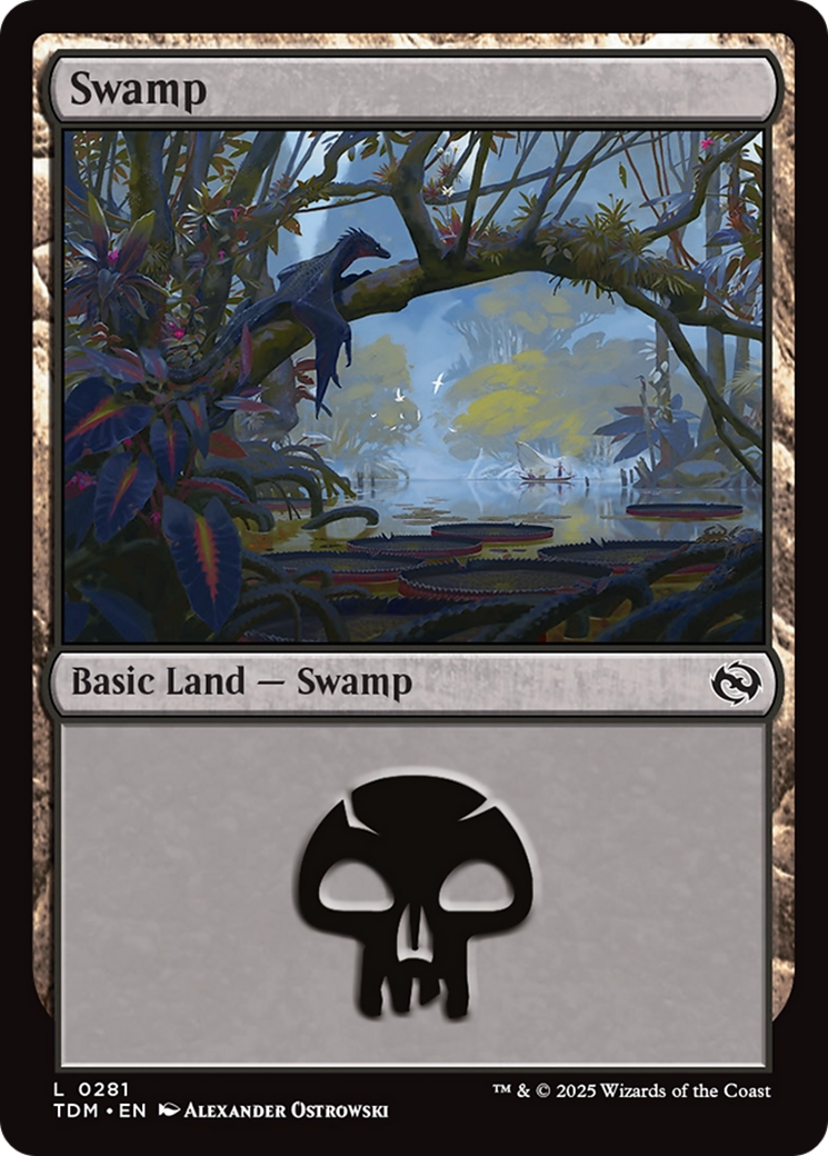 Swamp (0281) [Tarkir: Dragonstorm] | Tabernacle Games